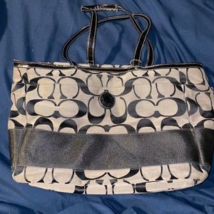 Large coach tote